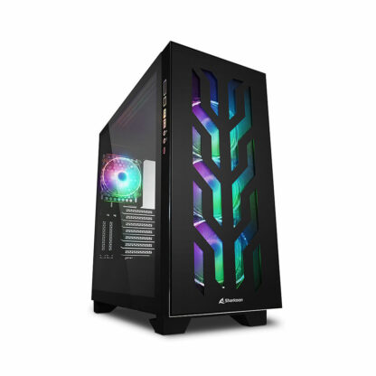 Κουτί Μέσος Πύργος ATX Sharkoon CA300T Μαύρο RGB