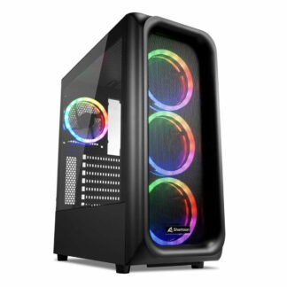 Κουτί Μέσος Πύργος ATX Sharkoon RGB Wave Μαύρο