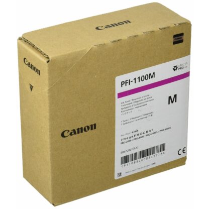 Αυθεντικό Φυσίγγιο μελάνης Canon PFI-1100M Mατζέντα