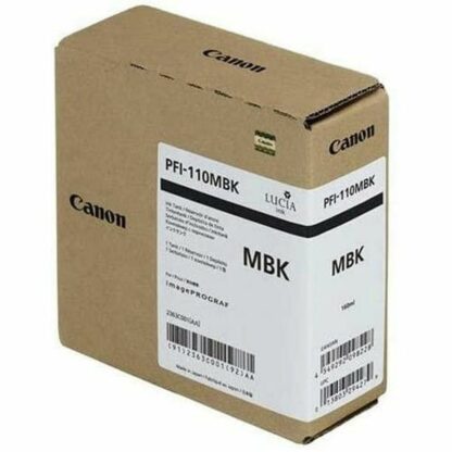 Αυθεντικό Φυσίγγιο μελάνης Canon PFI-110MBK Μαύρο Ματ μαύρο