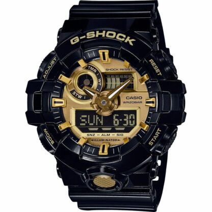 Ανδρικά Ρολόγια Casio G-Shock GA-710 Ø 49 mm Μαύρο Χρυσό