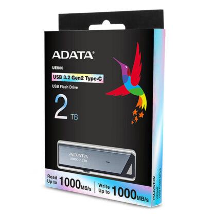 Στικάκι USB Adata ELITE UE800 Ασημί 2 TB