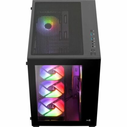 Κουτί Μέσος Πύργος ATX Aerocool Μαύρο