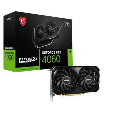 Κάρτα Γραφικών MSI GEFORCE RTX 4060 VENTUS 2X BLACK 8G OC