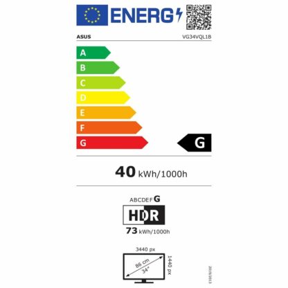 Οθόνη Asus 90LM06F0-B01170 34" Quad HD LED VA LCD Flicker free