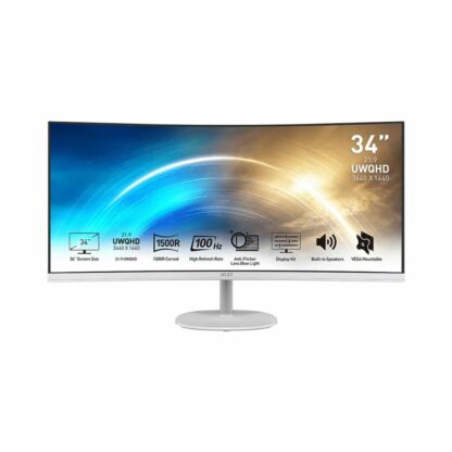 Οθόνη MSI PRO MP341CQW Λευκό 34" 100 Hz