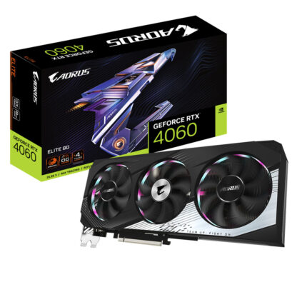 Κάρτα Γραφικών Gigabyte GV-N4060AORUS E-8GD Geforce RTX 4060 GDDR6