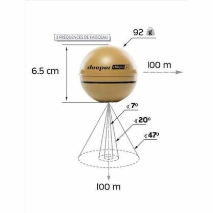 Εντοπιστής ψαριών Deeper CHIRP + V2