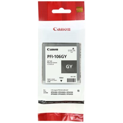 Αυθεντικό Φυσίγγιο μελάνης Canon PFI-106 GY Γκρι