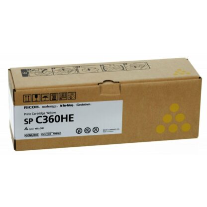 Γνήσιο Toner Ricoh 408187 Κίτρινο Μαύρο