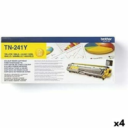 Γνήσιο Toner Brother HL3140CW/HL3150CDW Κίτρινο (4 Μονάδες)