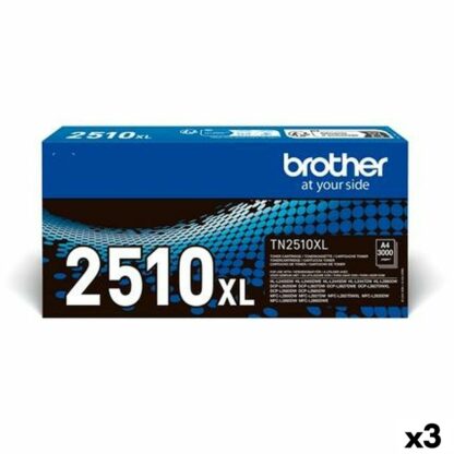 Γνήσιο Toner Brother HLL2400DW HLL2445DW DCPL2620DW DCPL2627DWXL DCPL26 Μαύρο (3 Μονάδες)