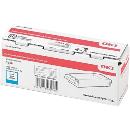 Γνήσιο Toner OKI C650 Κυανό