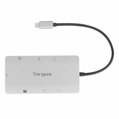 USB Hub Targus DOCK423EU Λευκό Γκρι Ασημί 100 W