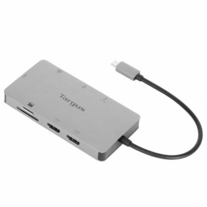 USB Hub Targus DOCK423EU Λευκό Γκρι Ασημί 100 W