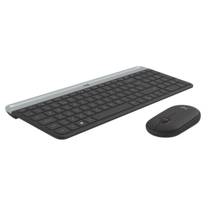 Πληκτρολόγιο και Ποντίκι Logitech 920-009190 Μαύρο Γκρι γαλλικά AZERTY