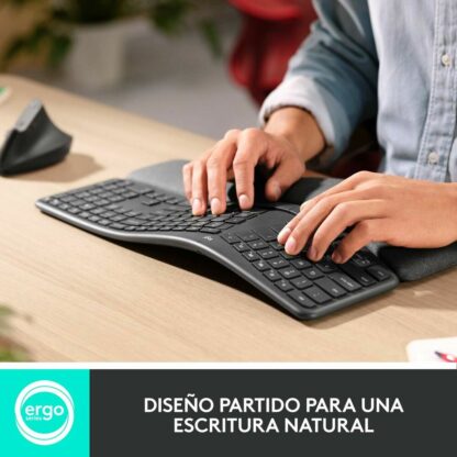 Πληκτρολόγιο Logitech 920-010105 Μαύρο Γκρι Γραφίτης Ισπανικό Qwerty