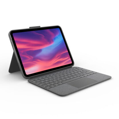 Θήκη για iPad + Πληκτρολόγιο Logitech Combo Touch Γκρι Ισπανικό Qwerty