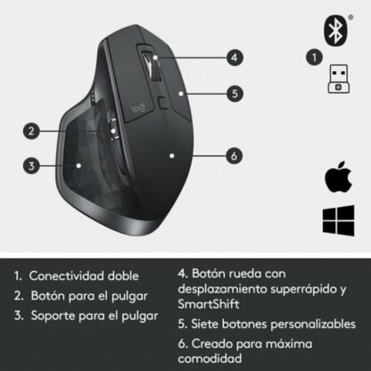 Ποντίκι Logitech MX Master 2S Γκρι