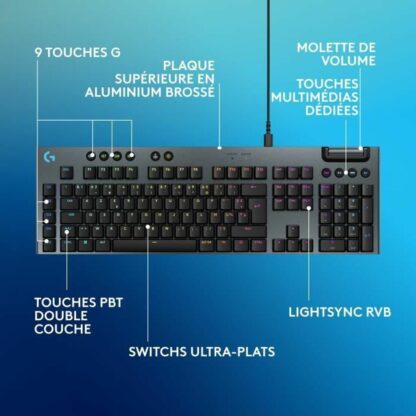 Πληκτρολόγιο Logitech G915 X Μαύρο AZERTY