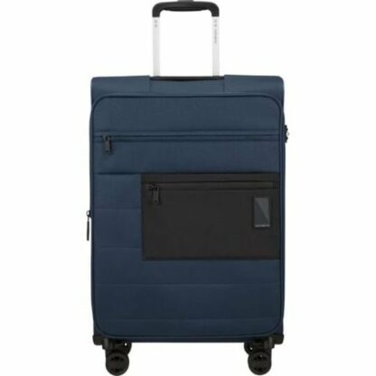 Μεσαία Βαλίτσα Samsonite Vaycay Spinner Expansible Μπλε 74 L 66 x 43 x 30 cm