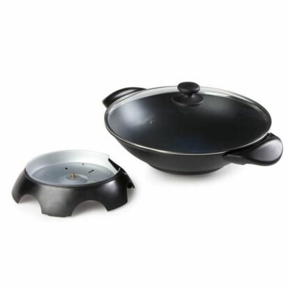 Τηγάνι Wok DOMO DO-8708W 2000 W 5 L Μαύρο