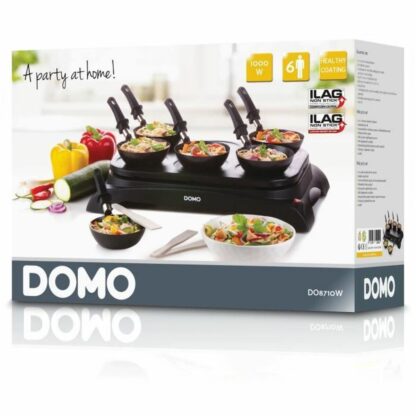 Τηγάνι Wok DOMO DO8710W 1000W Μαύρο