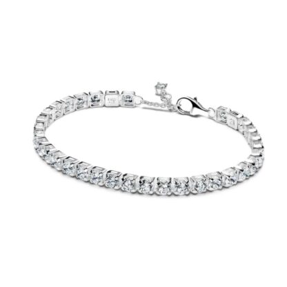 Γυναικεία Βραχιόλια Pandora 593539C01-18 18 cm Ασημί