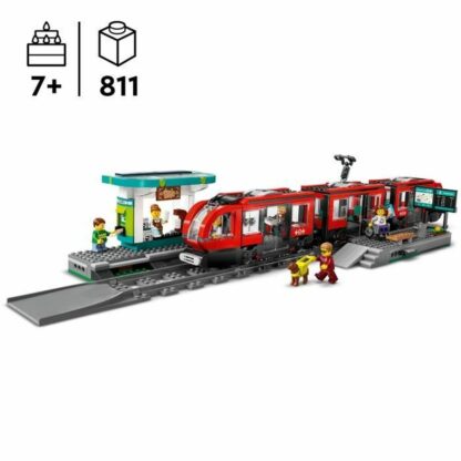 Παιχνίδι Kατασκευή Lego 60423 Downtown Tram and Station Πολύχρωμο