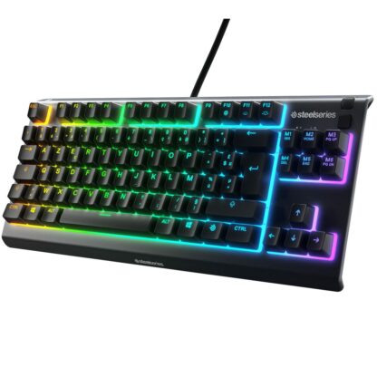 Πληκτρολόγιο SteelSeries Apex 3 Gaming Μαύρο Ενσύρματο γαλλικά AZERTY AZERTY