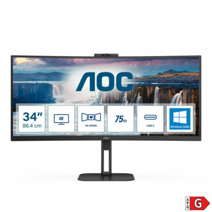 Οθόνη AOC CU34V5CW/BK 34" LED VA AMD FreeSync