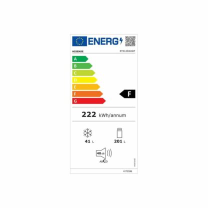 Ψυγείο Hisense RT267D4AWF Λευκό 206 l