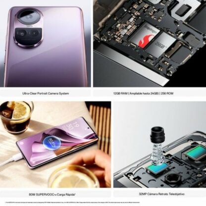 Smartphone Oppo Reno10 Pro 5G 6,7" Snapdragon 778G 12 GB RAM 256 GB Μαύρο Ασημί