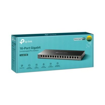 Switch Γραφείου TP-Link TL-SG116E RJ45 32 Gbps Μαύρο