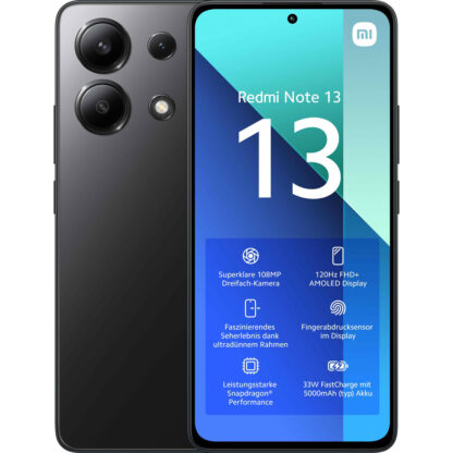 Smartphone Xiaomi Redmi Note 13 6,67" Octa Core 6 GB RAM 128 GB Μαύρο