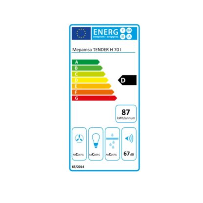 Συμβατικός Απορροφητήρας Mepamsa 110.0270.805 620 m³/h 250W Inox 70cm Ασημί Χάλυβας