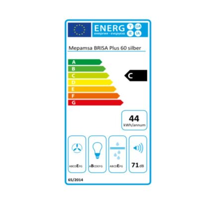 Συμβατικός Απορροφητήρας Mepamsa Brisa Plus 60X 60 cm 180 m³/h C Acero inoxidable