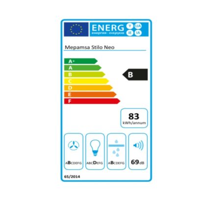 Συμβατικός Απορροφητήρας Mepamsa STILO NEO 90 cm 700 m³/h Χάλυβας