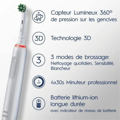 Ηλεκτρική οδοντόβουρτσα Oral-B Pro 3