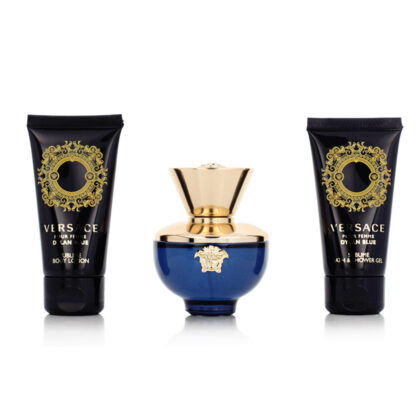 Σετ Γυναικείο Άρωμα Versace EDP Dylan Blue 3 Τεμάχια