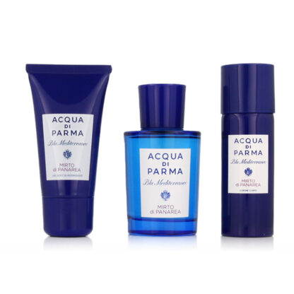 Σετ Για άνδρες και γυναίκες Άρωμα Acqua Di Parma 3 Τεμάχια Blu Mediterraneo Mirto Di Panarea