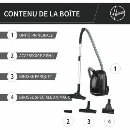 Ηλεκτρική σκούπα Hoover HE120PET 011 Μαύρο Γκρι 700 W