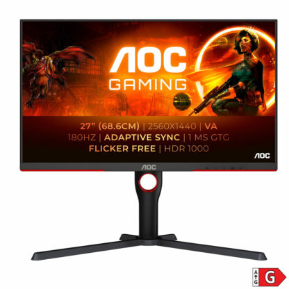 Οθόνη Gaming AOC Q27G3XMN/BK 27" 2K 180 Hz