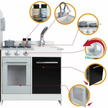 Παιχνίδι κουζίνα Woomax Ξύλο 9 Τεμάχια 105 x 30 x 95 cm