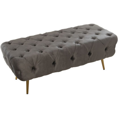 Foot-of-bed Bench Alexandra House Living Γκρι Ξύλο 120 x 45 x 50 cm