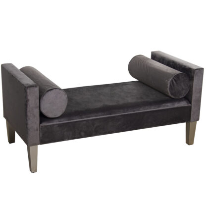 Foot-of-bed Bench Alexandra House Living Γκρι Ξύλο 113 x 52 x 53 cm