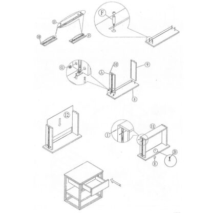 Βοηθητικό Τραπέζι Alexandra House Living Καφέ 50 x 50 x 35 cm