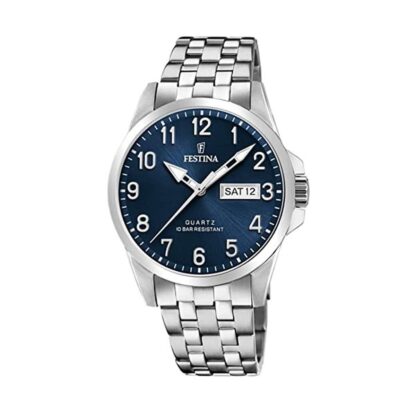 Ανδρικά Ρολόγια Festina F20357/C Ασημί