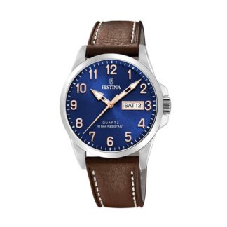 Ανδρικά Ρολόγια Festina F20694/6 Μαύρο Ασημί