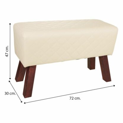 Σκαμπό Alexandra House Living PVC Ξύλο MDF 30 x 47 x 72 cm